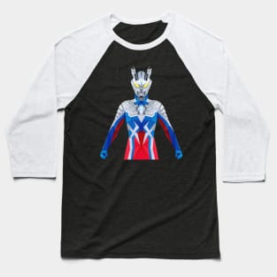 Ultraman Zero (Low Poly Style) Baseball T-Shirt